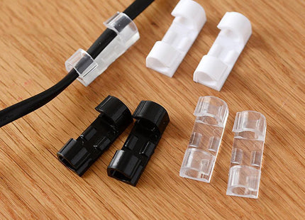 1761 Self Adhesive Cable Clips Wire Manage Holder Sticky Mount-round Plastic Cable Cord