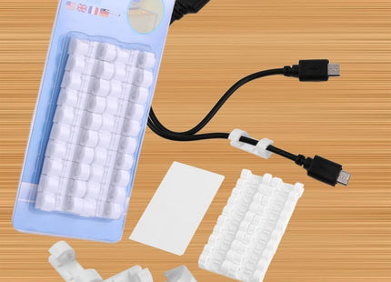 1761 Self Adhesive Cable Clips Wire Manage Holder Sticky Mount-round Plastic Cable Cord